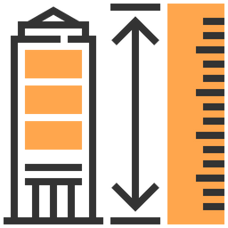 Building Measurement  Icon