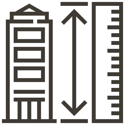 Building Measurement  Icon