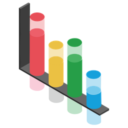 Gráfico de barras  Ícone