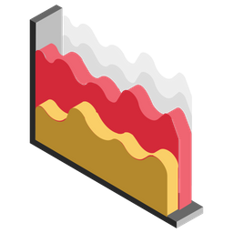 Flächendiagramm  Symbol