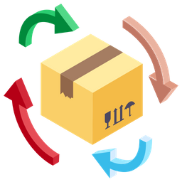 Cardboard Delivery  Icon