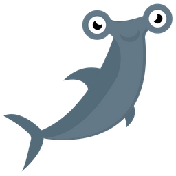 Cartoon Whale  Icon