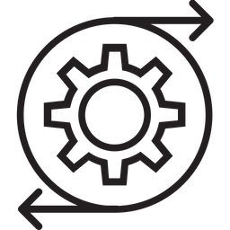 Configurações de processamento  Ícone