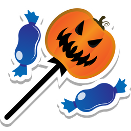 Halloween-Süßigkeiten  Symbol