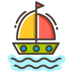 Segelboot  Symbol