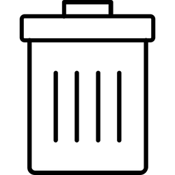 Aschebehälter  Symbol