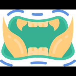 Monster Mouth Teeth Icon