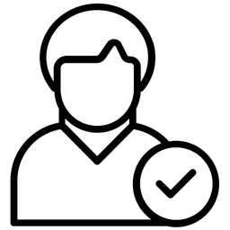 Kontakt gespeichert  Symbol