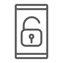 Dispositivo desbloqueado  Ícone
