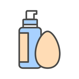 Foundation & Sponge  Icon