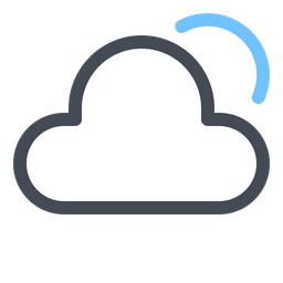 Cloud Hosting  Icon