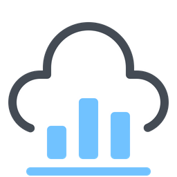 Cloud Graph  Icon