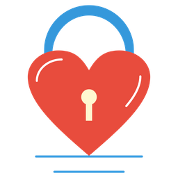 Heart Lock  Icon