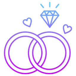 Engagement Ring Love Icon