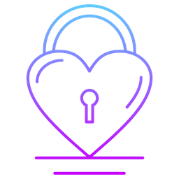 Heart Lock  Icon