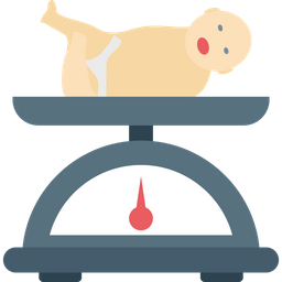 아기 체중  아이콘