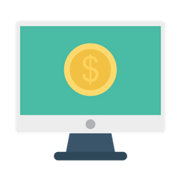 Online Pay Dollar Icon