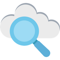 Cloud Searching  Icon