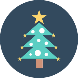 Árbol de Navidad  Icono