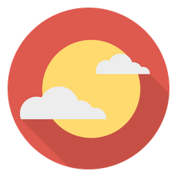 Cloud Moon Weather Icon