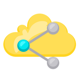 Cloud Sharing  Icon