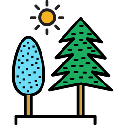 Evergreen Trees  Icon