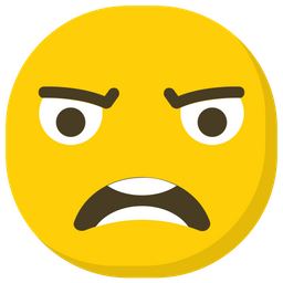 Angry Face  Icon