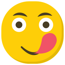 Emoticon loco  Icono