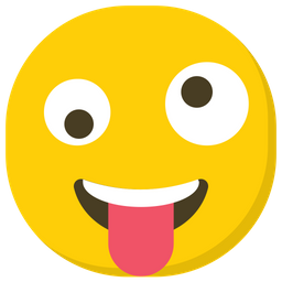 Emoticon loco  Icono