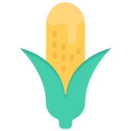 Corn On The Cob Take Away Eating Icon