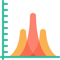 Gráfico de área  Ícone