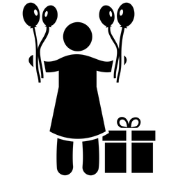 Geburtstagsdekoration  Symbol