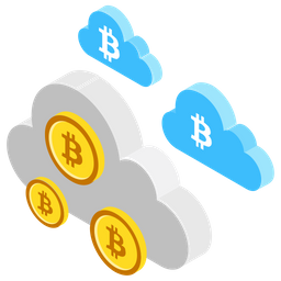 Bitcoin Cloud  Icon