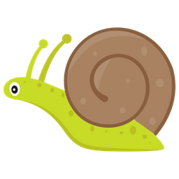 달팽이 육지 달팽이 복족류 아이콘