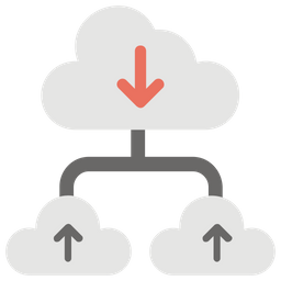 Cloud-Netzwerke  Symbol