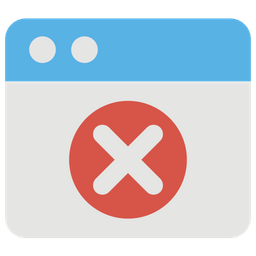 Web Error Internet Error User Blocked Icon