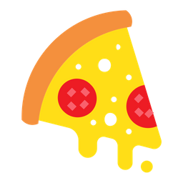 Cheesy Pizza Slice  Icon