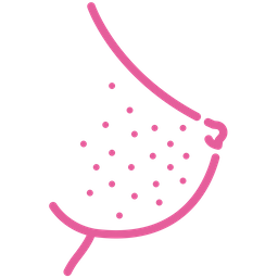 Sintomas de câncer de mama  Ícone