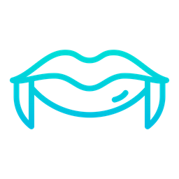 Böse Lippen  Symbol