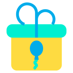 Balloon Gift  Icon