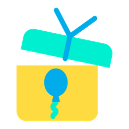 Balloon Gift  Icon