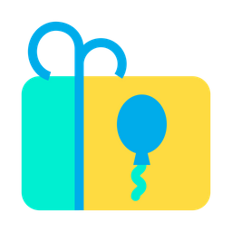 Balloon Gift  Icon