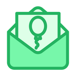 Balloon Invitation  Icon