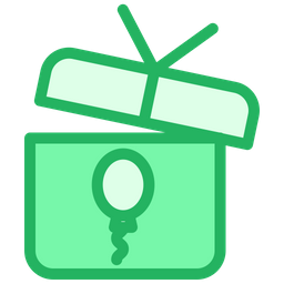 Balloon Gift  Icon