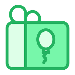 Balloon Gift  Icon