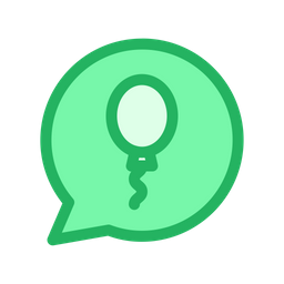 Balloon Chat  Icon