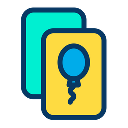 Balloon Invitation  Icon