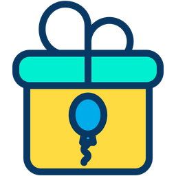 Balloon Gift  Icon