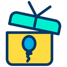 Balloon Gift  Icon