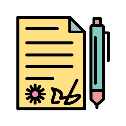 Contract Sin Notepad Icon